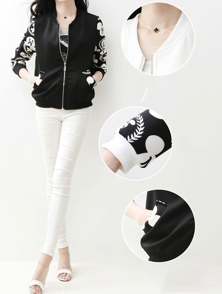 Premium Mickey Jacket Import JC989 Black