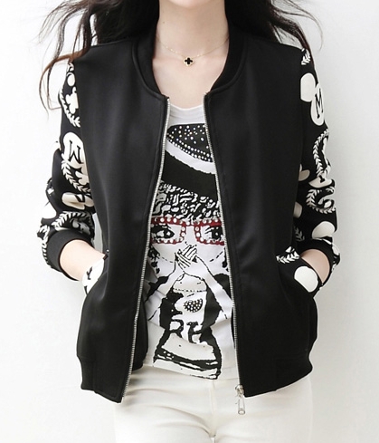 Premium Mickey Jacket Import JC989 Black