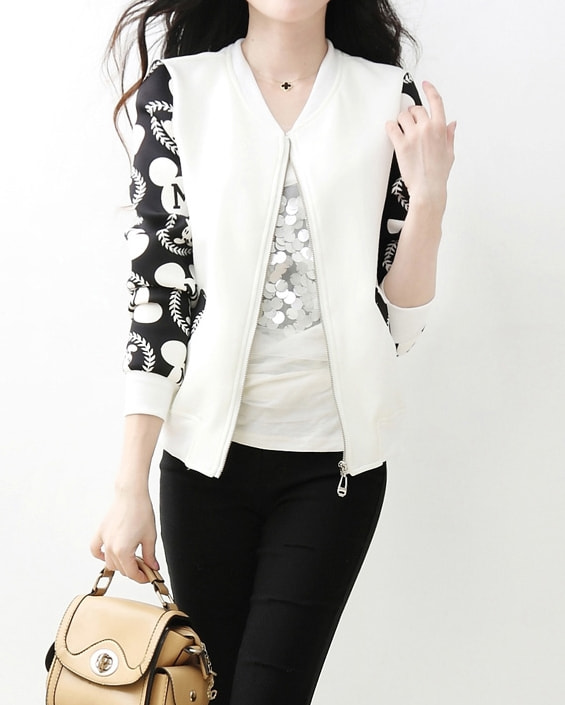 Premium Mickey Jacket Import JC990 White