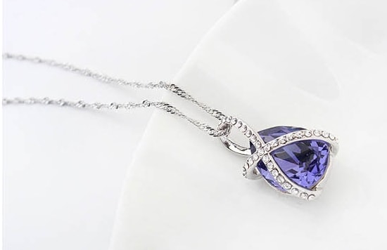 Kalung Swarovski JY58185 Purple