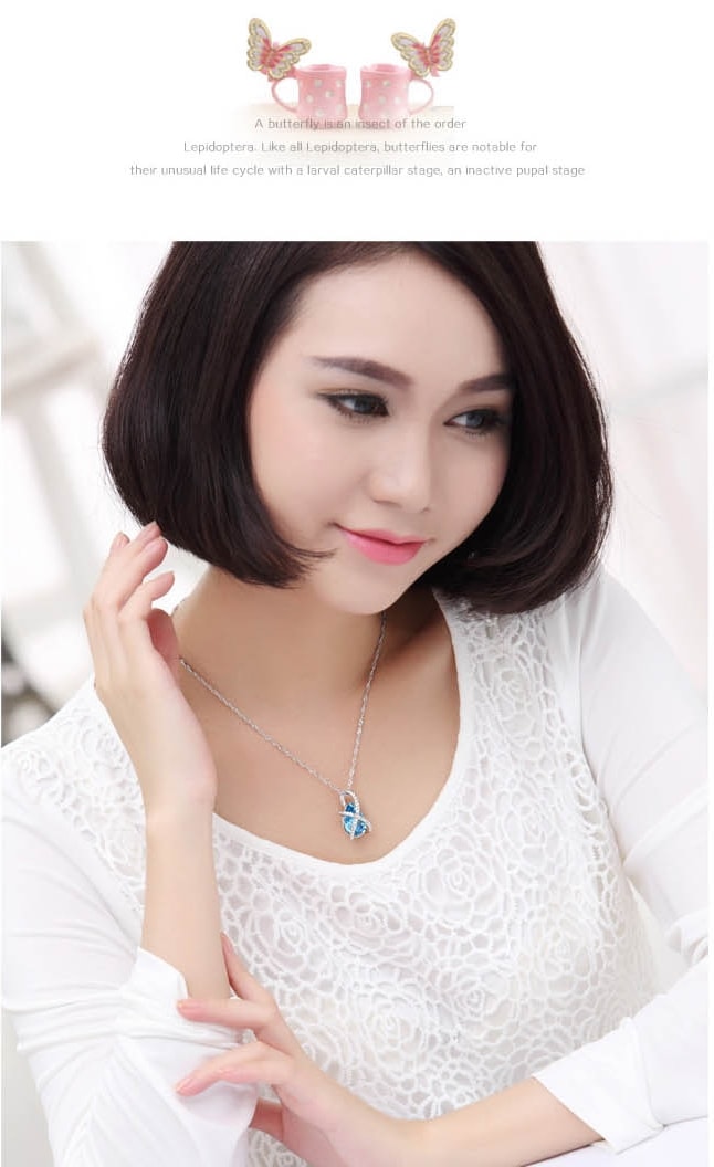 Kalung Swarovski JY58186 Rose