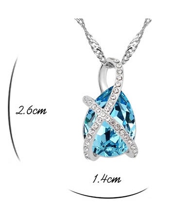 Kalung Swarovski JY58188 Blue