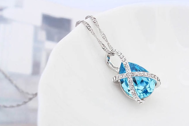 Kalung Swarovski JY58188 Blue