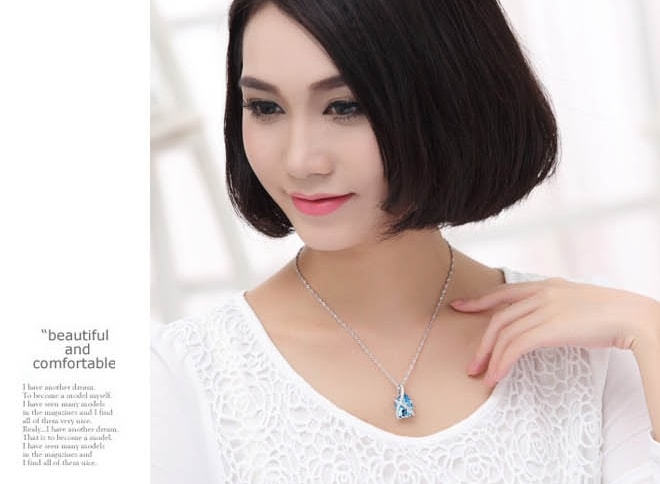 Kalung Swarovski JY58188 Blue