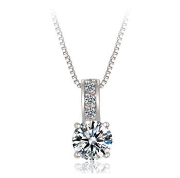 Zircon Necklace JY58194 Silver