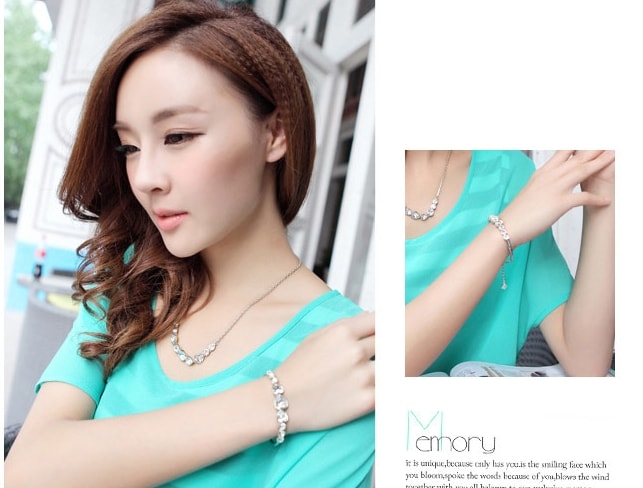 Gelang Crystal JY58195 Silver