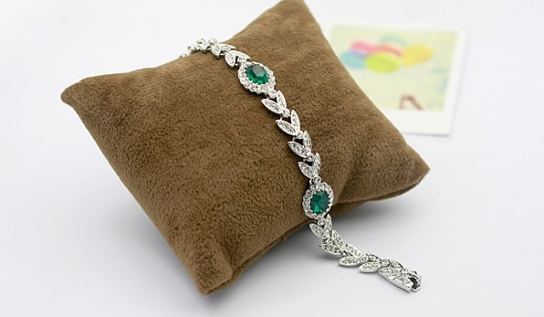 Gelang Crystal Italy JY58198 Green