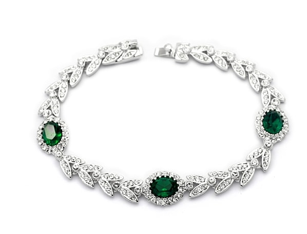 Gelang Crystal Italy JY58198 Green