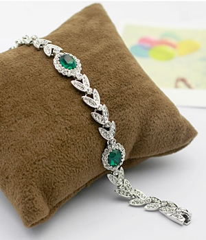 Gelang Crystal Italy JY58198 Green