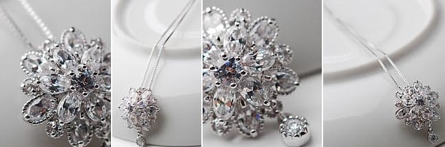 Kalung Bunga JY58200 Zircon