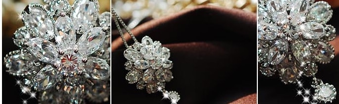 Kalung Bunga JY58200 Zircon