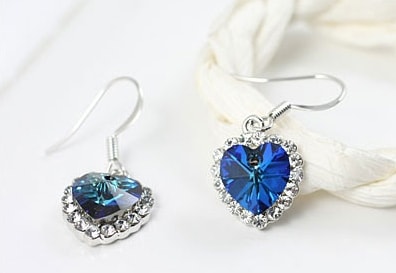 Crystal Earrings JY58216 Blue