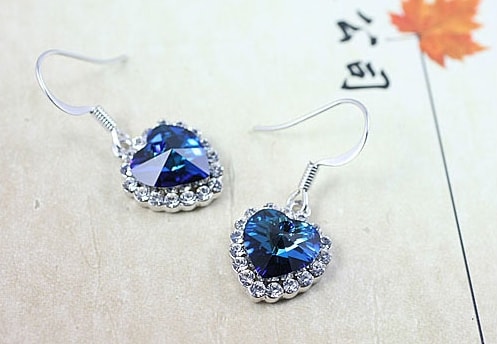 Crystal Earrings JY58216 Blue