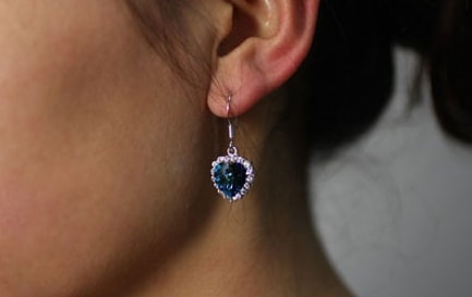 Crystal Earrings JY58216 Blue