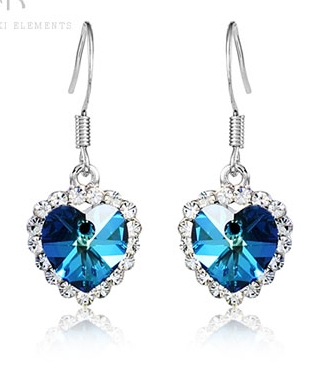 Crystal Earrings JY58216 Blue