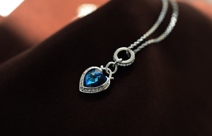 Kalung Crystal JY58219 Blue