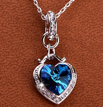 Kalung Crystal JY58219 Blue