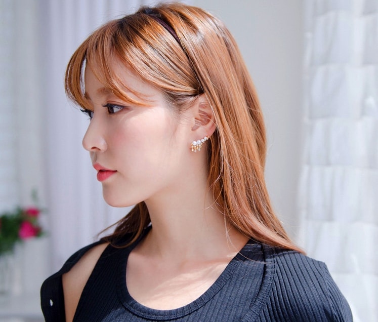 Anting Unik Korea JY58224 Pearl