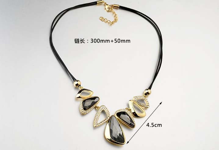 Fashion Kalung Crystal JY58226 Black