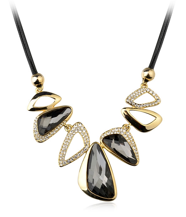 Fashion Kalung Crystal JY58226 Black