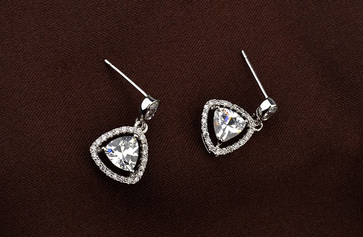 Anting Zircon Import JY58238 Silver