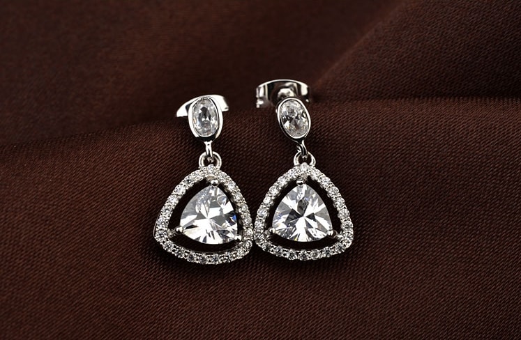 Anting Zircon Import JY58238 Silver