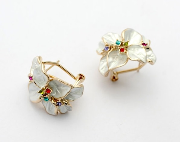 Anting Zircon JY58255 White