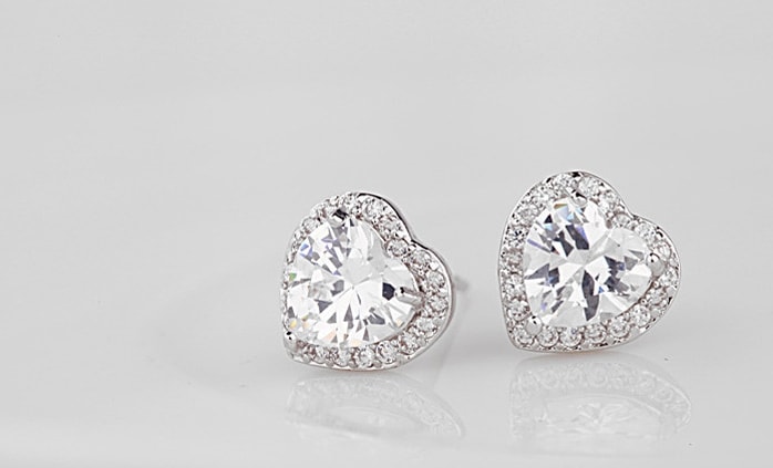 Anting Crystal Swarovski JY58265 Silver