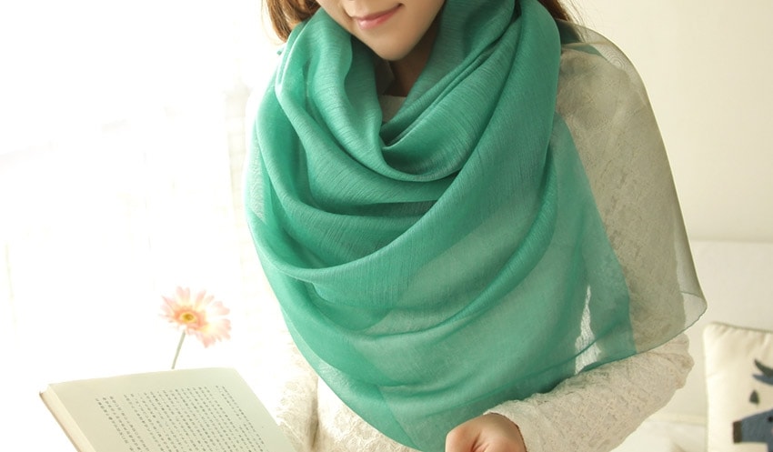 Pashmina Silk Import JY58267 Green