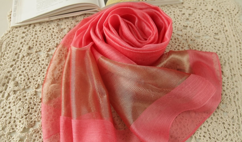 Pashmina Silk Import JY58274 Peach