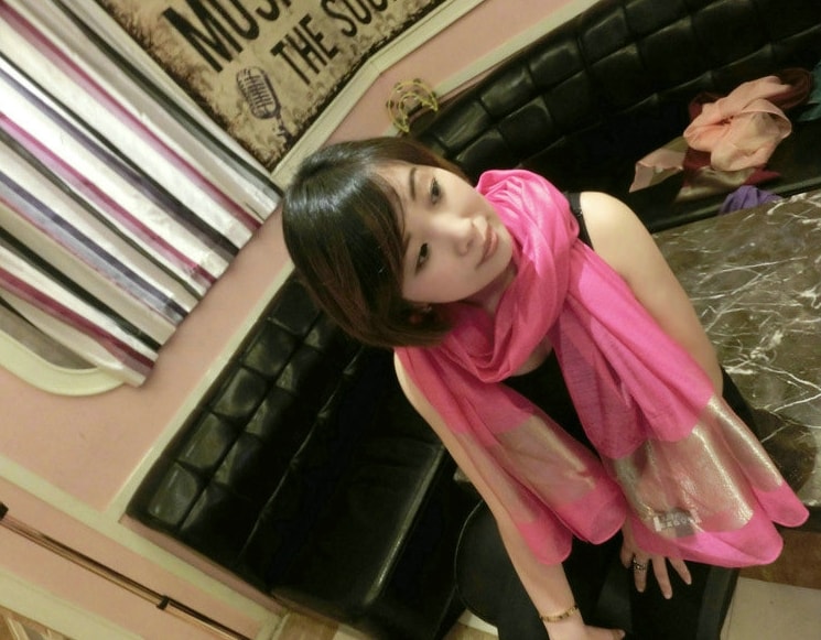 Pashmina Silk Import JY58276 Dark Pink