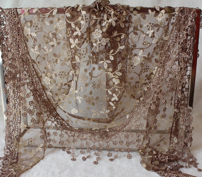 Scarves Import JY58309 Brown