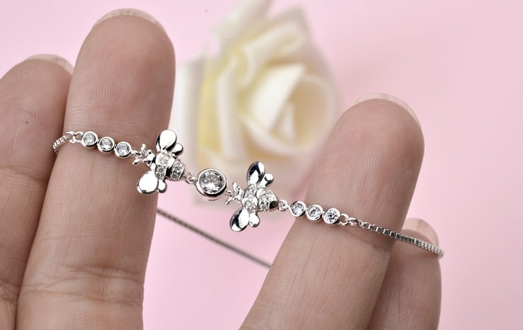 Gelang Kaki Import JY58334 Silver