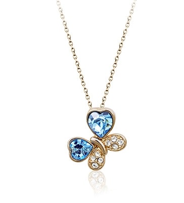 Swarovski Butterfly Necklace JY58338 Blue