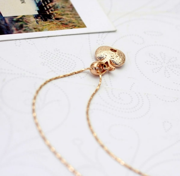 Apple Zircon Necklace Import JY58342 Gold