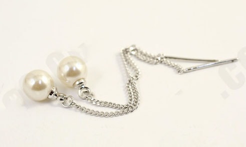 Pearl Earrings Import JY58343 Silver