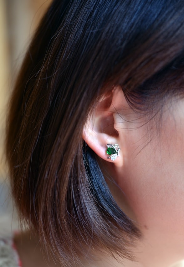 Anting Swarovski Import JY58356 Green