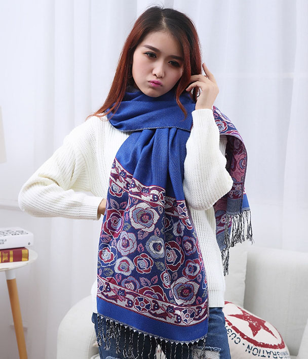 Pashmina High Quality JY58371 Blue