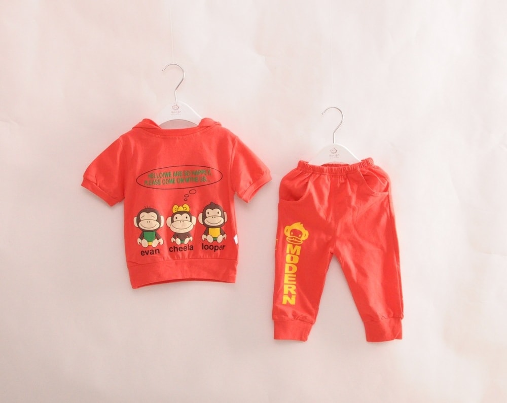 Kids Monkey Suit Import KD1 Orange