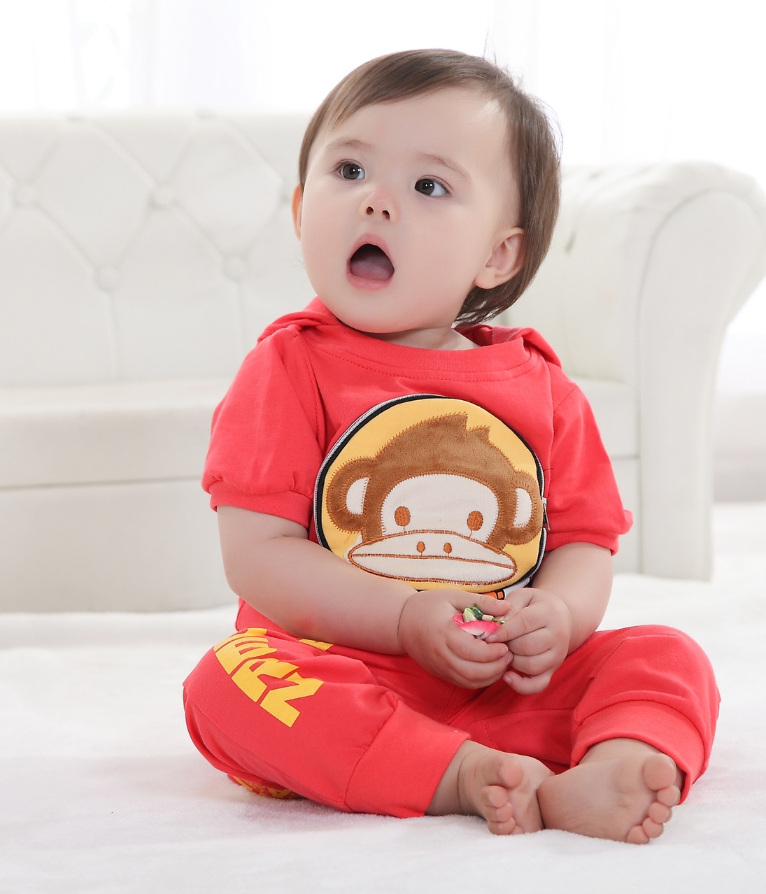 Kids Monkey Suit Import KD1 Orange