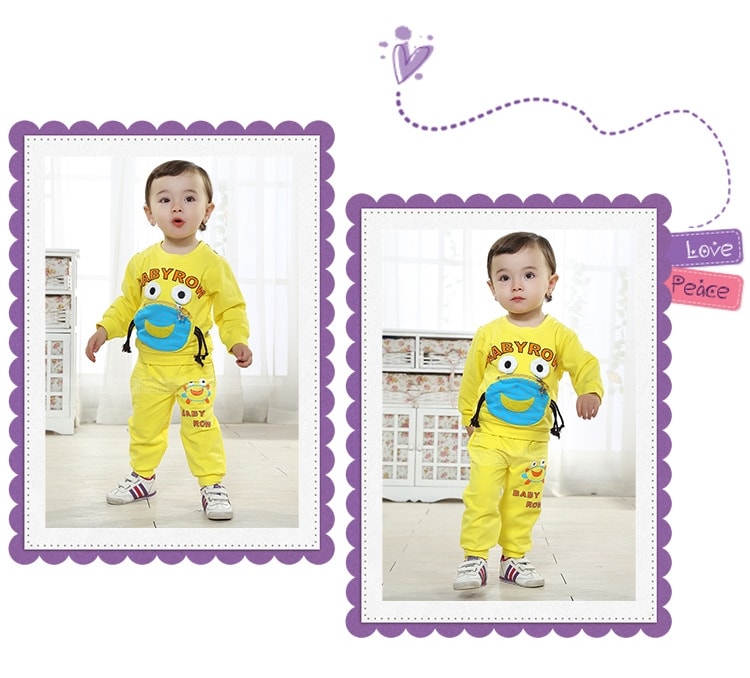 Kids BabyRow Suit Import KD4 Yellow