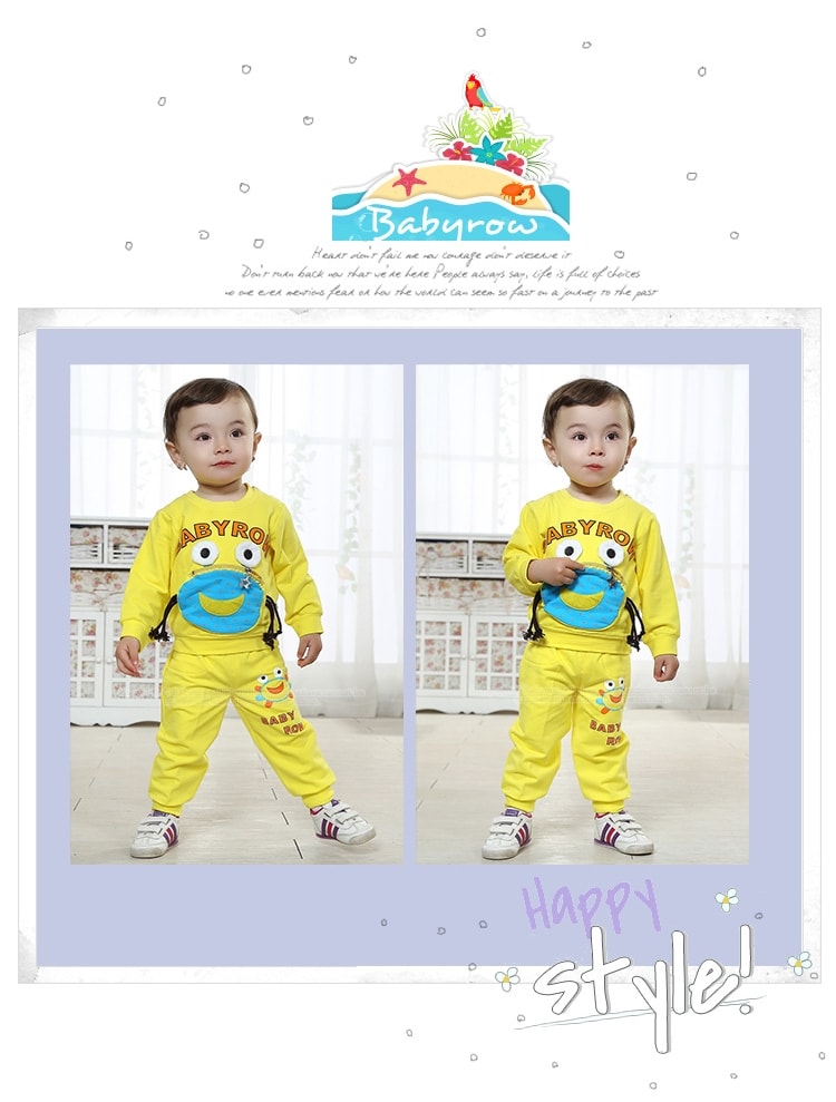 Kids BabyRow Suit Import KD4 Yellow