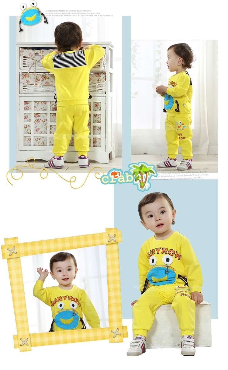 Kids BabyRow Suit Import KD4 Yellow