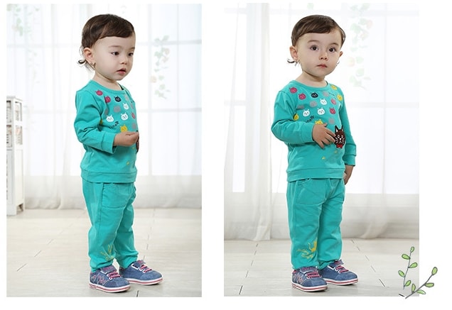 Kids BabyRow Suit Import KD7 Green