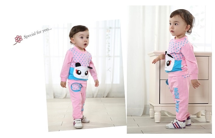 Kids BabyRow Suit Import KD8 Pink