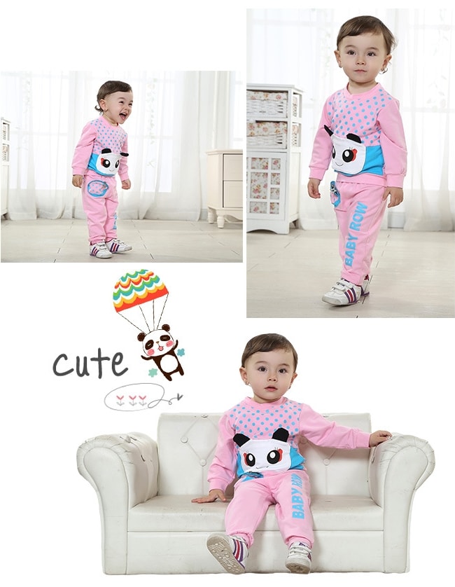 Kids BabyRow Suit Import KD8 Pink