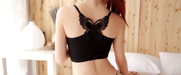 Camisole Butterfly LG109 Black