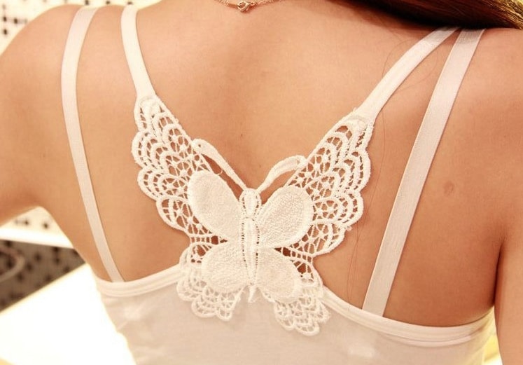 Camisole Butterfly LG111 White