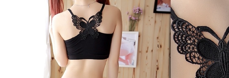 Camisole Butterfly LG112 Black