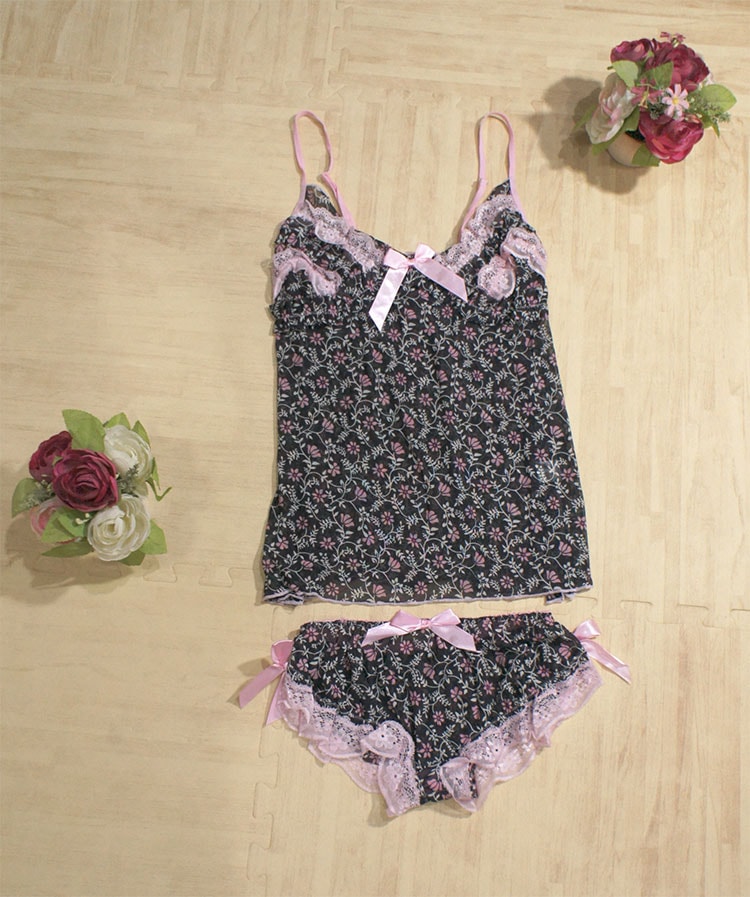 Silk Lingerie Import LG151 Black